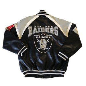 Oakland Raiders Authentic Leather Jacket